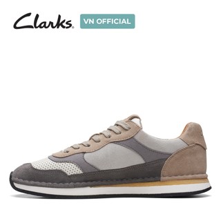 Giày Sneaker Da Lộn Nam Clarks - Craft Run Tor