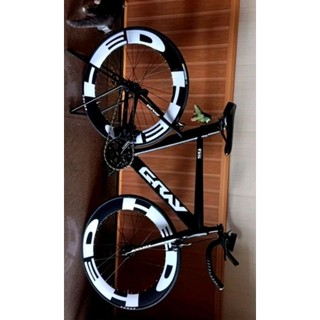 Tem HED dán vành xe đạp Fixed Gear bánh 700c 3,4,5,6,7cm (Set 8 Chữ)