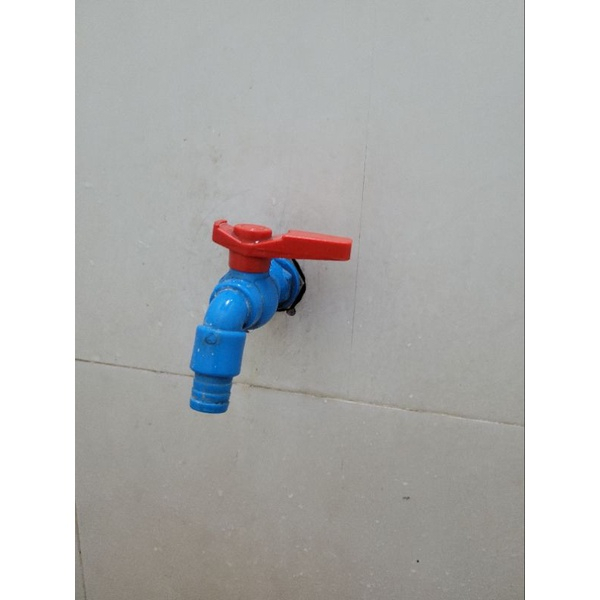 Vòi nước, vòi hồ chất liệu PVC màu xanh bền dẻo phi 21, 27 - PK020