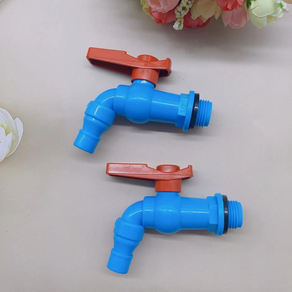 Vòi nước, vòi hồ chất liệu PVC màu xanh bền dẻo phi 21, 27 - PK020