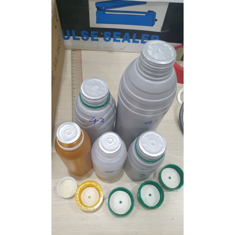 Màng Seal thoát khí chai nhựa HDPE, PET 250ml, 500ml, 1000ml
