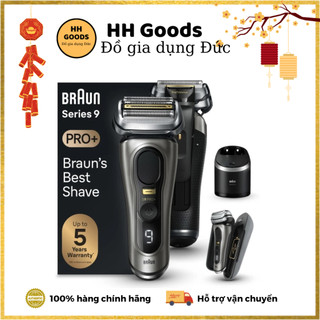 Máy cạo râu braun series 9 pro+ 9575cc với smart care 6 in 1 và powercase
