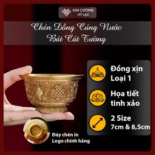  Chén Đồng Đồ Thờ Cúng Mật Tông  Mật Tông Việt Nam  Đồng Cao Cấp 
