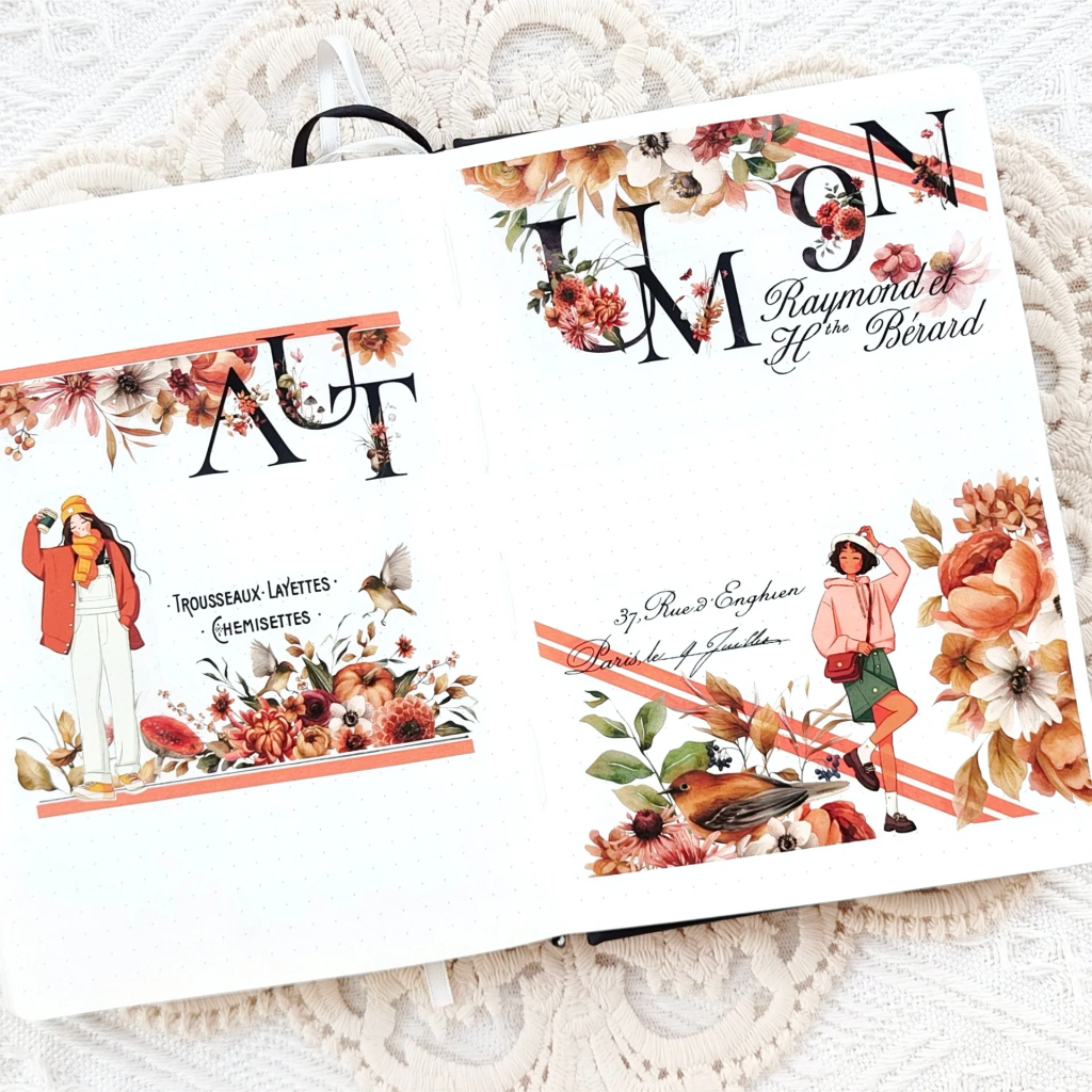 𝓑𝓾𝓵𝓵𝓮𝓽𝓳𝓸𝓾𝓻𝓷𝓪𝓵𝟏𝟏𝟓 ✿ Băng dính hãng WT "𝐌𝐮𝐬𝐡𝐫𝐨𝐨𝐦 𝐌𝐞𝐚𝐝𝐨𝐰 𝐖𝐢𝐝𝐞" mẫu cây nấm hoa lá phong cách mùa thu trang trí sổ