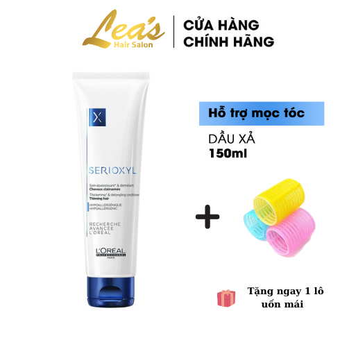 Dầu xả cho tóc thưa mảnh rụng kích thích mọc tóc L'OREAL serioxyl 150ml