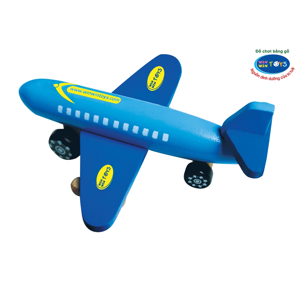 Đồ chơi gỗ Máy bay Winwintoys | Winwintoys 66262 | Phát triển trí tưởng tượng và vận động | Đạt tiêu chuẩn CE và TCVN