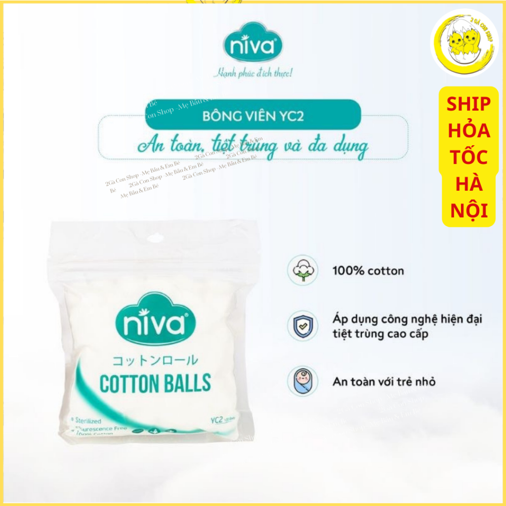 Gói bông viên nhét tai cho mẹ Niva