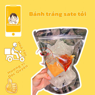 Bánh tráng sate tỏi ( muối nhuyễn sate )