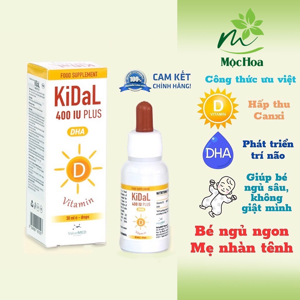 KIDAL_Bổ sung Vitamin D3_Hỗ trợ hệ xương phát triển bình thường