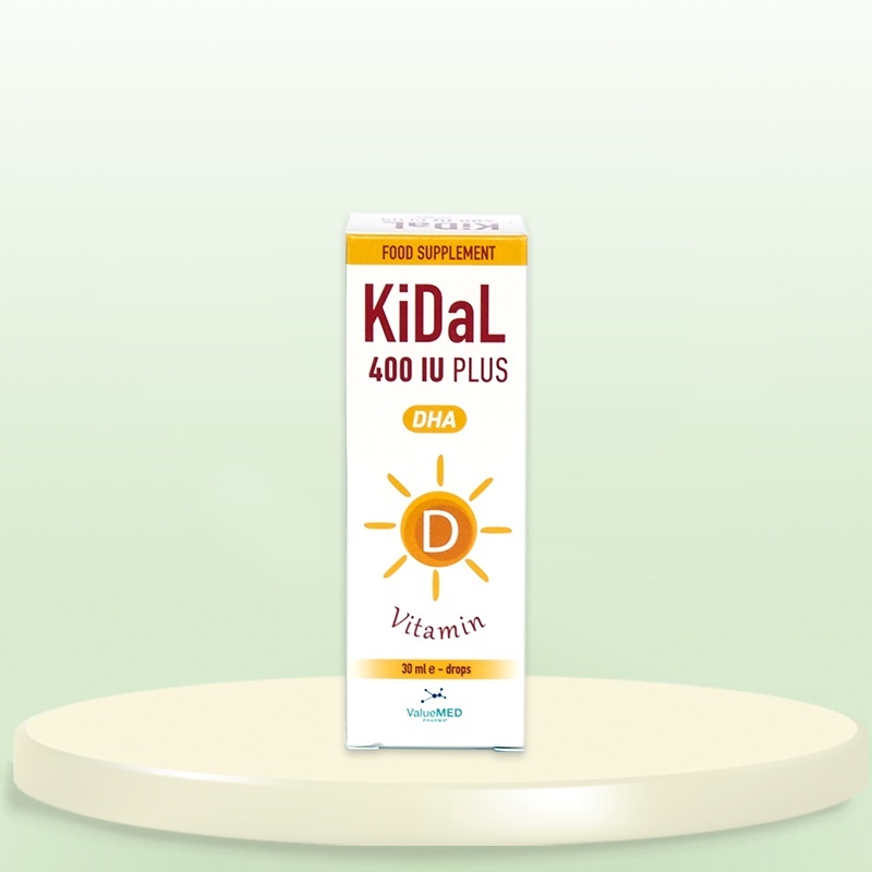 KIDAL_Bổ sung Vitamin D3_Hỗ trợ hệ xương phát triển bình thường