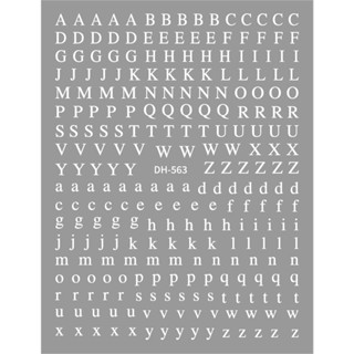 STICKER DÁN MÓNG CHỦ ĐỀ CHỮ MỚI T10