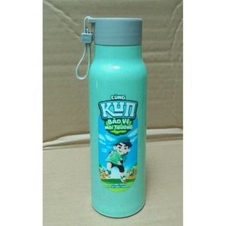 Bình Nước Thủy Tinh Bọc Lúa Mạch.💥KUN 💫350ml.