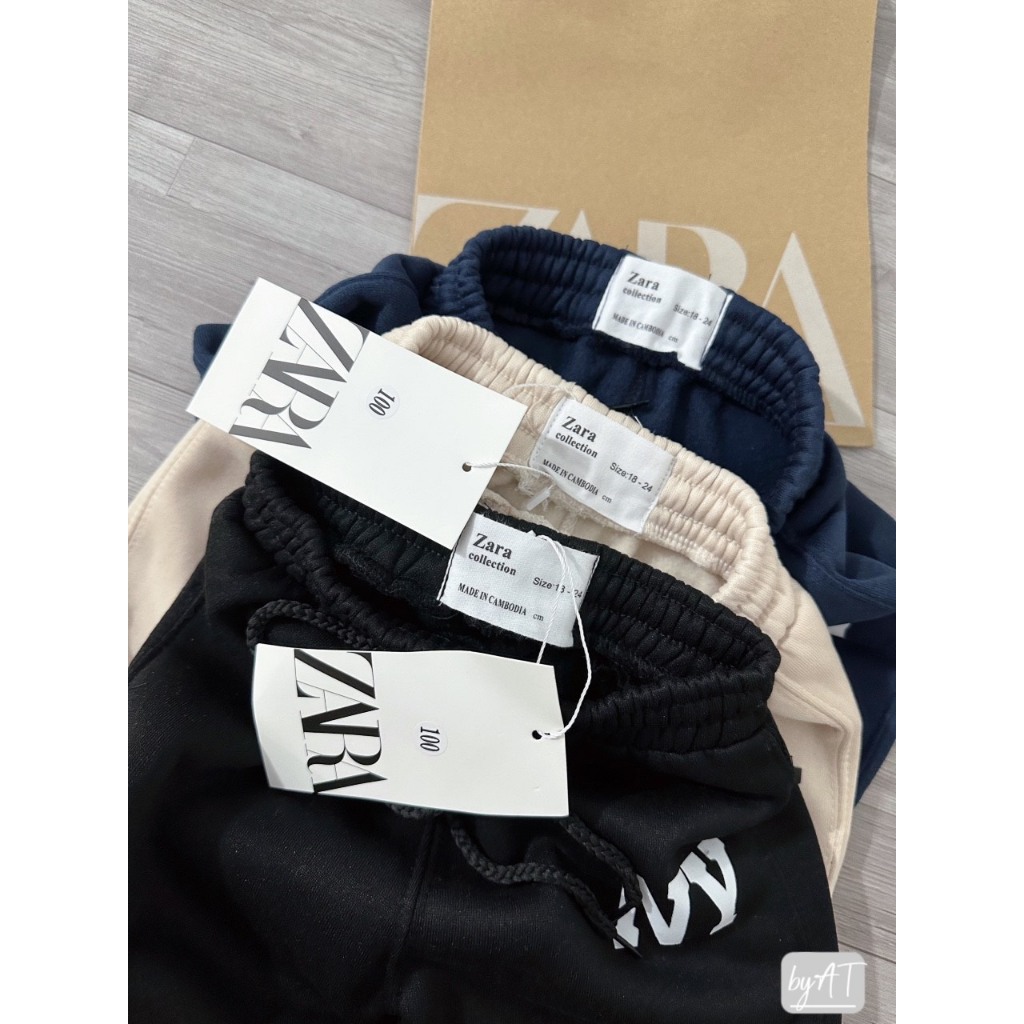 SET 3 QUẦN NỈ NY cho bé trai ĐEN / THAN / KEM