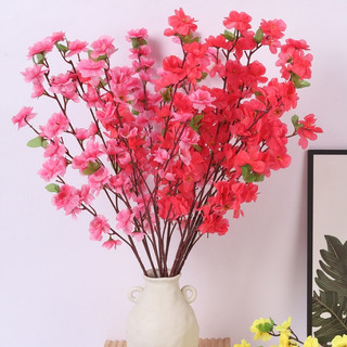 (UỐN DẺO-CHẤT LƯỢNG) Cành đào giả trang trí nghệ thuật dài 30-60-90-120cm chưng tết, trang trí chụp ảnh