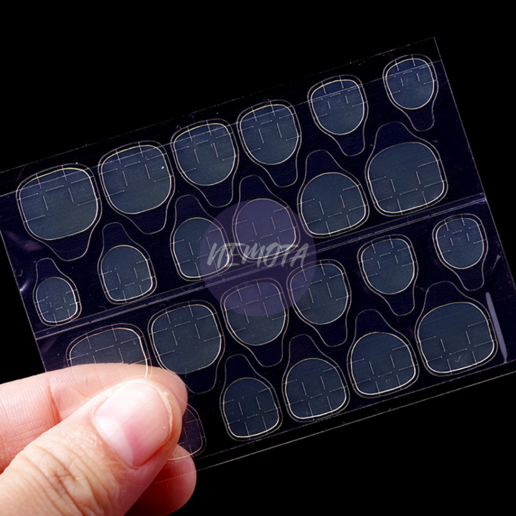 Miếng dán móng tay giả Nemota miếng dán nail box siêu dính gắn móng chắc chắn KD15