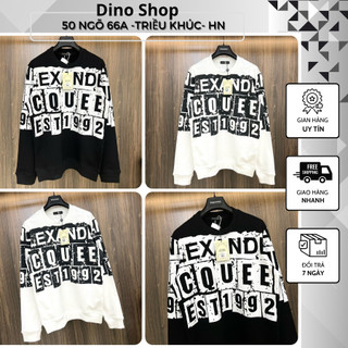 Áo nỉ nam mcq in chữ siêu đẹp - áo nỉ mcq mặc đôi nam nữ hàng đẹp