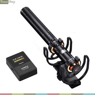 Comica CVM-VM30 - Micro Shotgun Không Dây 2.4GHz Cho Quay Video, Phát Trực Tiếp, Phỏng Vấn