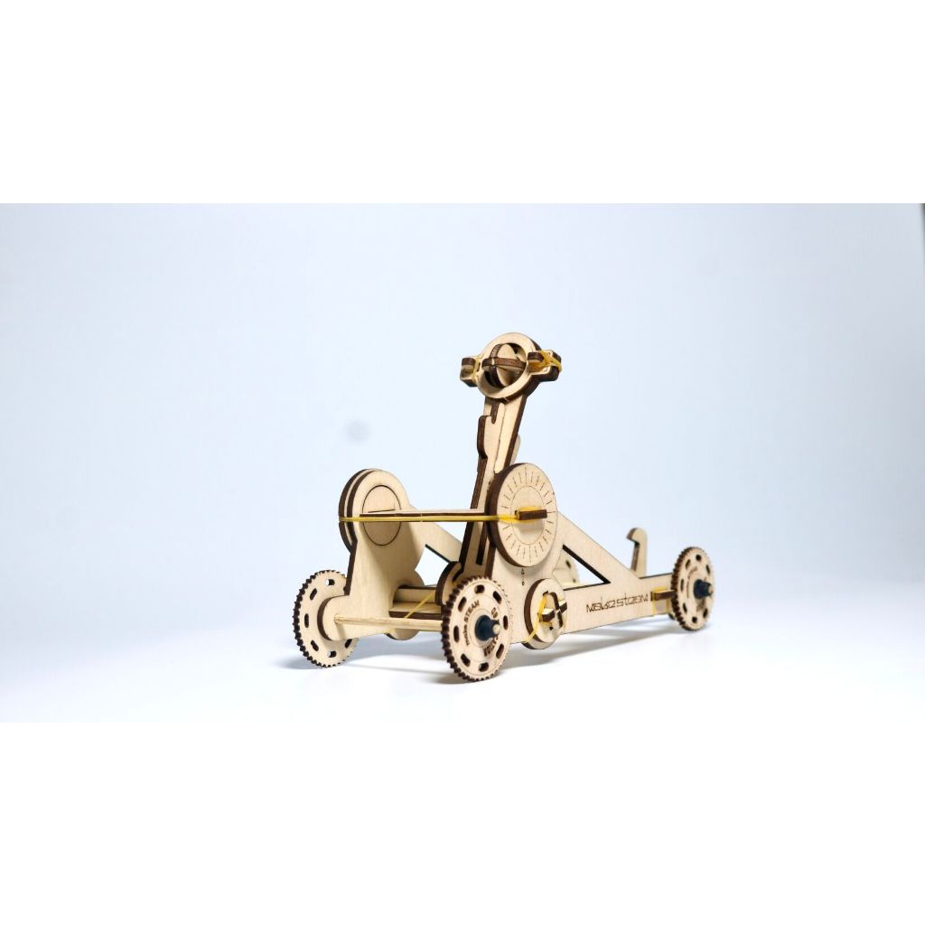 - ĐỒ CHƠI LẮP GHÉP GỖ STEAM MÁY BẮN ĐÁ QG EDUCATION