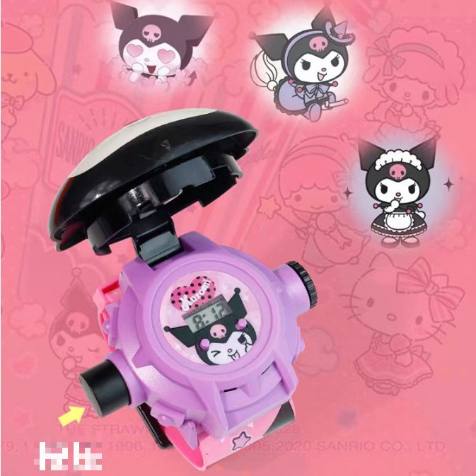 Đồng hồ cho bé gái đồng hồ trẻ em dễ thương có đèn led phát sáng