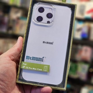 Ốp lưng trong suốt nhựa cứng Memumi Clear cho IPhone 15 pro max,15 pro,14 pro max,13pro max,11 pro max,12 pro/12 Pro Max
