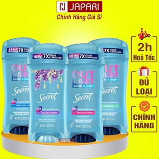 Lăn Khử Mùi Nữ Dạng Gel Secret CHÍNH HÃNG- Gel Lăn Nách Nữ Out Last Khử Mùi Cơ Thể,Hôi Nách - Lăng Nách Body Mist Japari