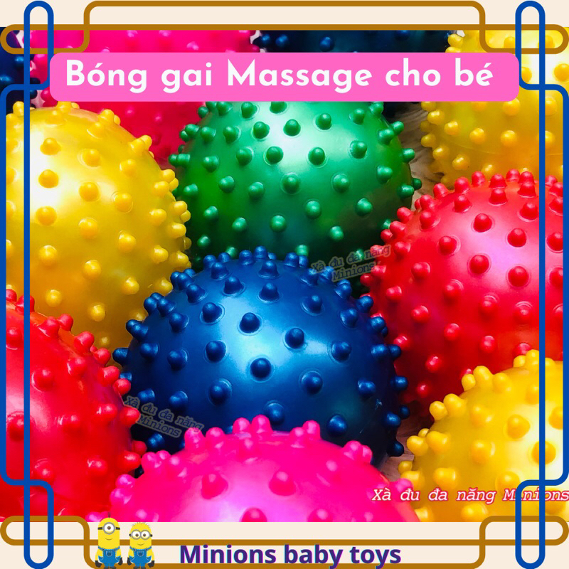 Bóng gai massage cho bé loại dày, tròn siêu bền đẹp