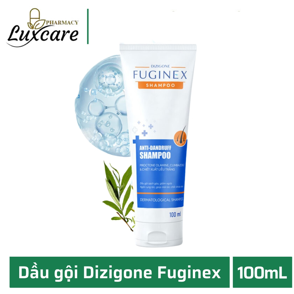 Dizigone Fuginex Shampoo dành cho người hay bị gàu, nấm ngứa da dầu (Chai 100ml) - Luxcare Pharmacy