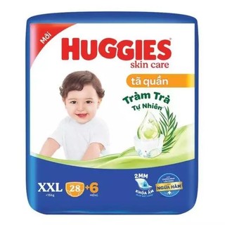 [Cần Thơ] Tã quần Huggies tràm trà skincare M42/L36/XL30/XXL28