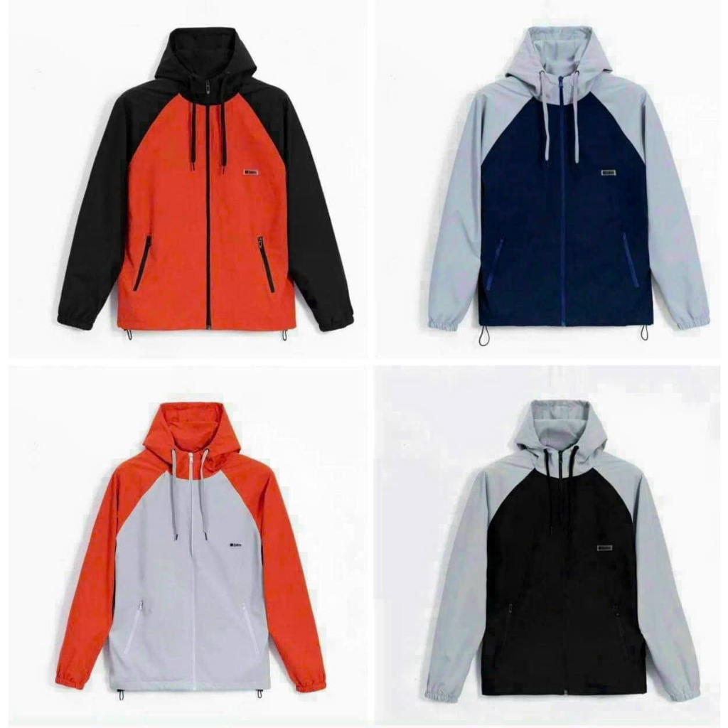 Áo Gió Phối Màu, Áo Khoác 2 Lớp Nam Nữ