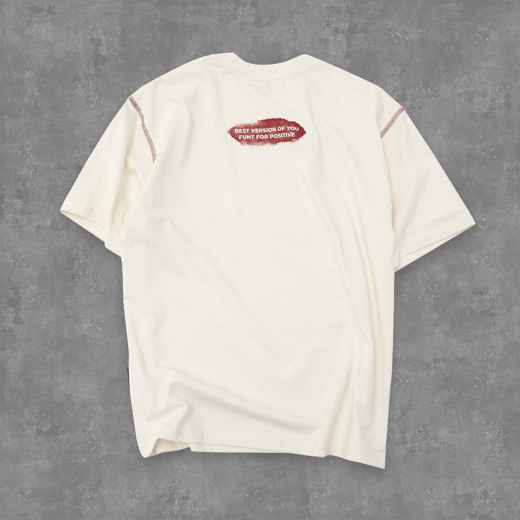 Áo Thun Unisex Tay Lỡ FUNT ACID SLOGAN 100% Cotton Thoáng Mát, Co Giãn Tốt