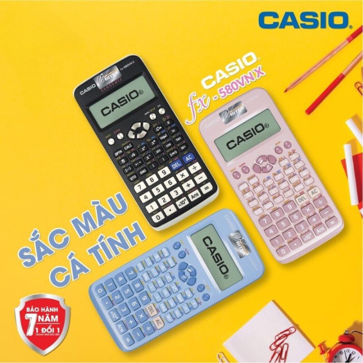 Máy Tính Casio FX 580VNX Hàng Chính Hãng Nhập Khẩu 521 Tính Năng- Máy Tính Casio 580VNX