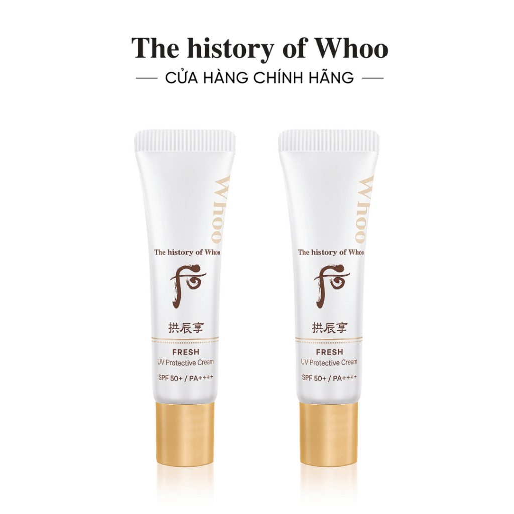[HB Gift] Kem chống nắng dưỡng ẩm cho da nhạy cảm Gongjinhyang Fresh UV Protective Cream PF50+/PA++++