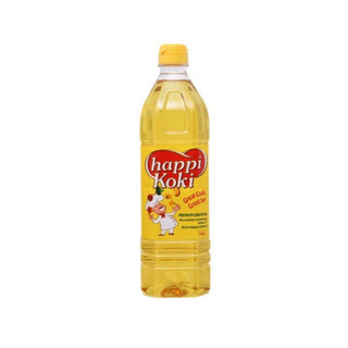 1 thùng dầu ăn happi koki 1 lít( thùng 12 chai)