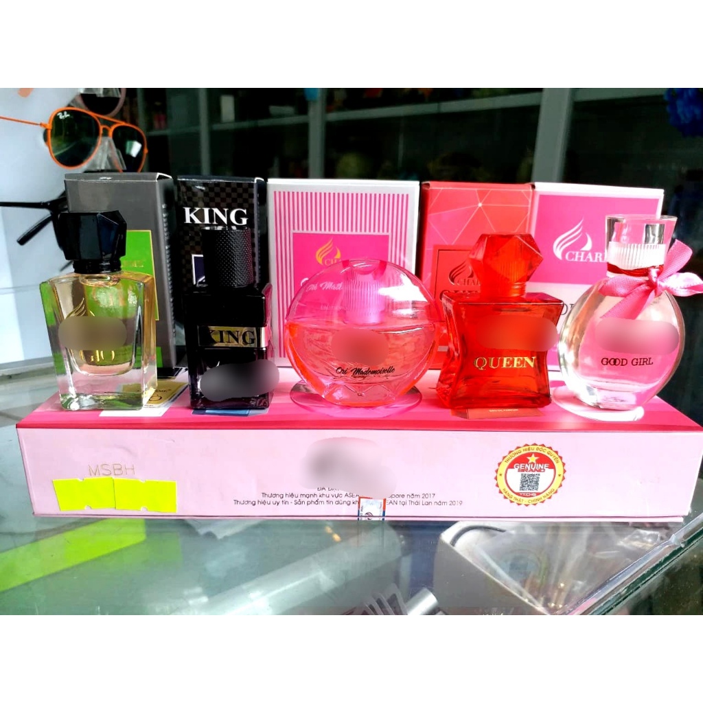 SÉT nước hoa nam nữ  mini 10ml .