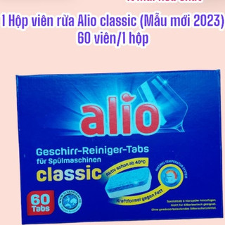 Viên rửa chén bát cao cấp Alio Complete 60v nhập từ Đức, mùi dễ chịu