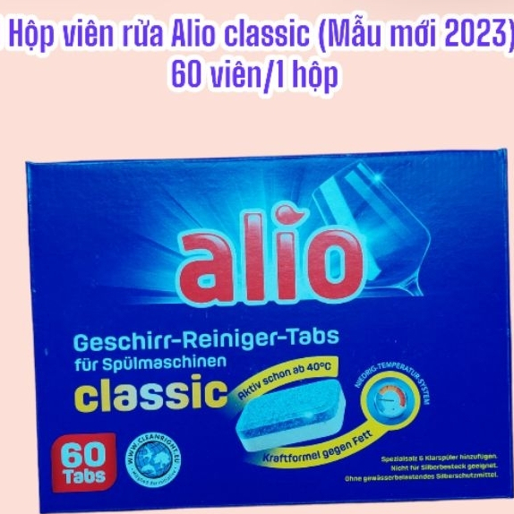 Viên rửa chén Alio 60 viên ( Đức )