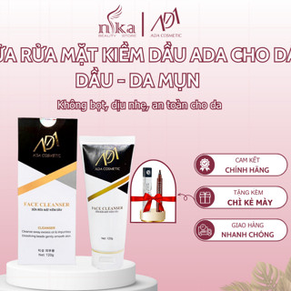  Sữa Rửa Mặt Cho Da Hổn Hợp  ADA Cho Da Dầu - Da Mụn Không Bọt Dịu Nhẹ An Toàn Cho Da. 