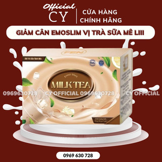 Giảm cân emoslim vị trà sữa mới - dễ uống ho tro giam can