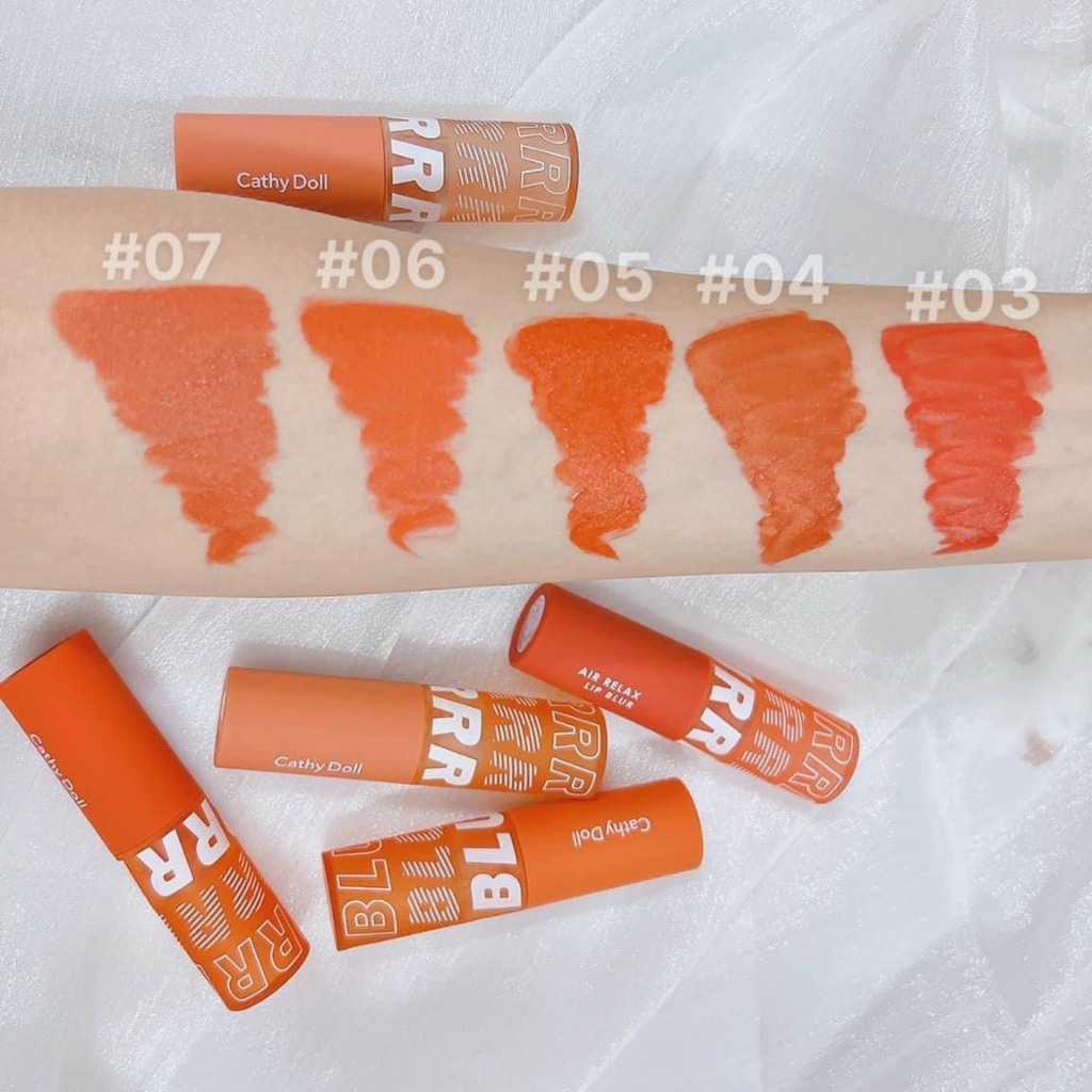 Son Kem Lì Cathy Doll Air Relax Lip Blur 3.5 g mềm mịn, lâu trôi June6.vn