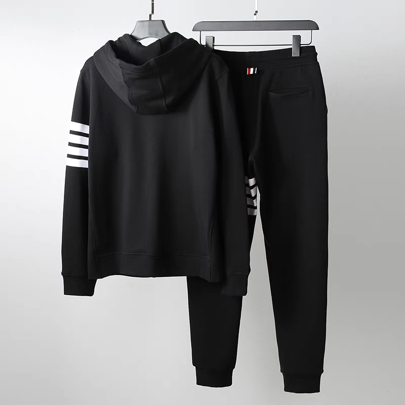 Set đồ nữ dài tay, Bộ nỉ 4 Sọc Thu Đông form rộng unisex áo nỉ mix quần jogger style thể thao Hàn Quốc - g5.shop D0