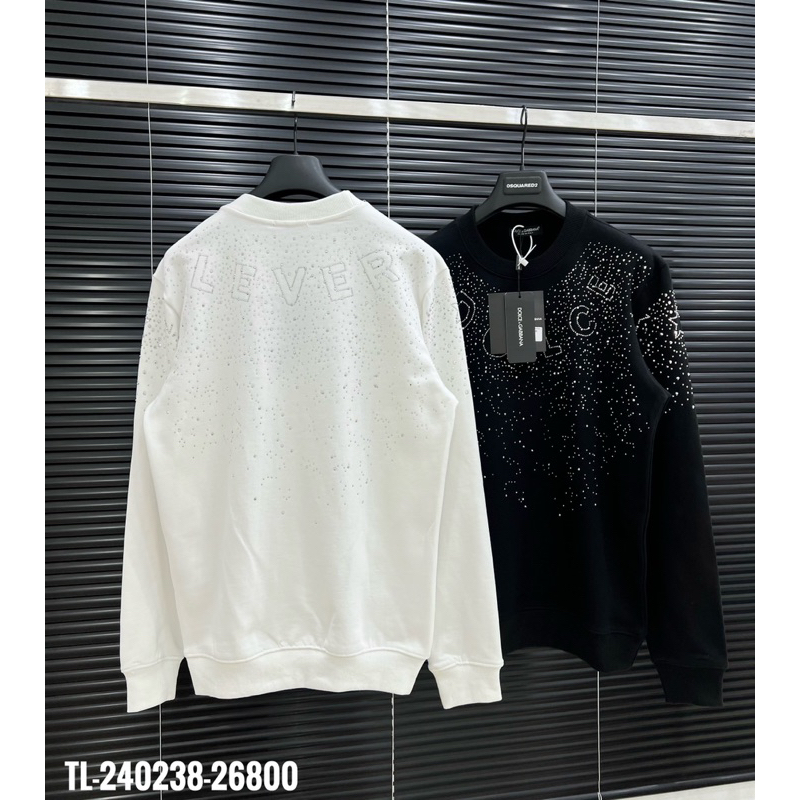 Áo nỉ đính đá DOCLE.LEVER bản SUPPER hàng QC cao cấp