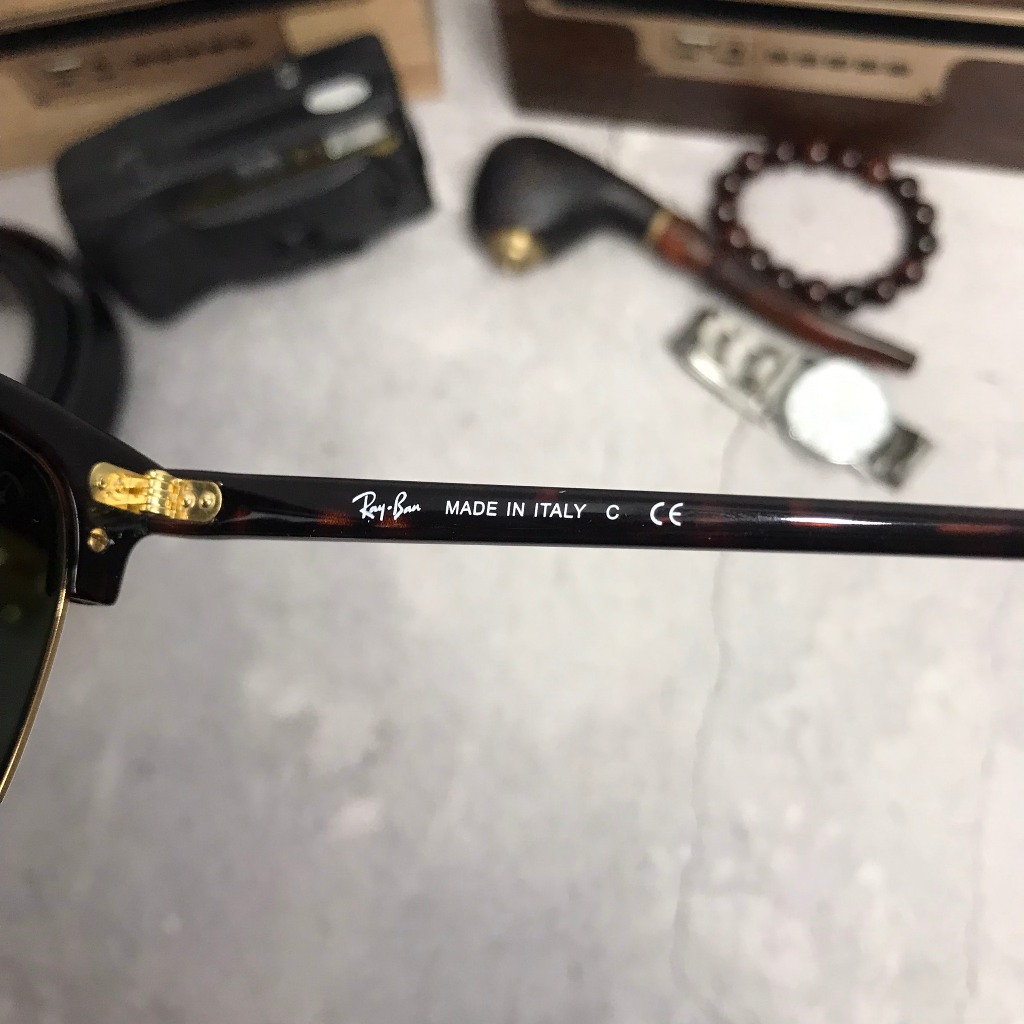 Kính Râm Rayban Clubmaster Chính Hãng Qua Sử Dụng, Dòng Kính Cân Mọi Phong Cách Cho Anh Em