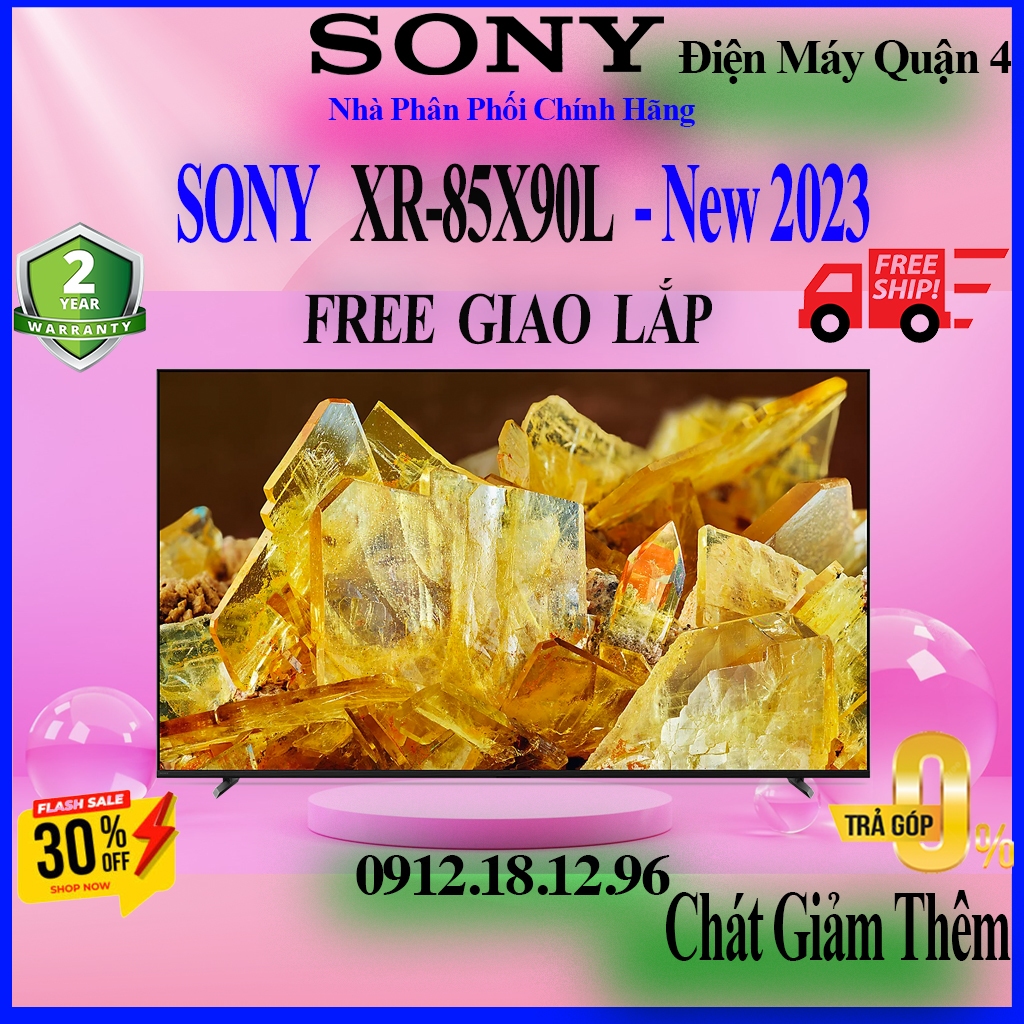 Google Tivi Sony 4K 85 inch XR-85X90L / 85X90L - Hàng chính hãng