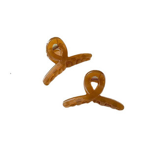 set 2 kẹp tóc mái màu thạch xinh