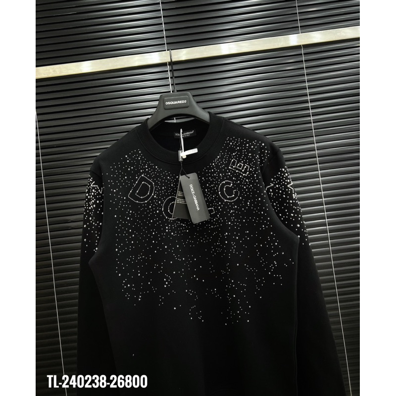 Áo nỉ đính đá DOCLE.LEVER bản SUPPER hàng QC cao cấp