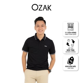 Áo thun polo cổ trụ basic Ozak 32042