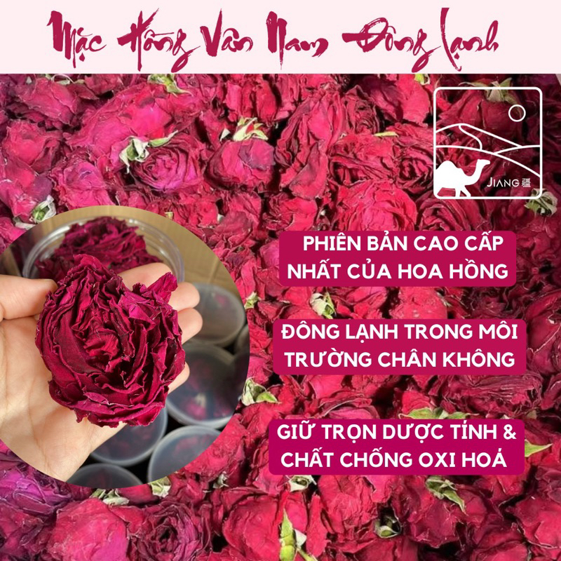 Trà Hoa Hồng Vân Nam Jiang loại Thượng Hạng nấu trà sữa Vân Nam