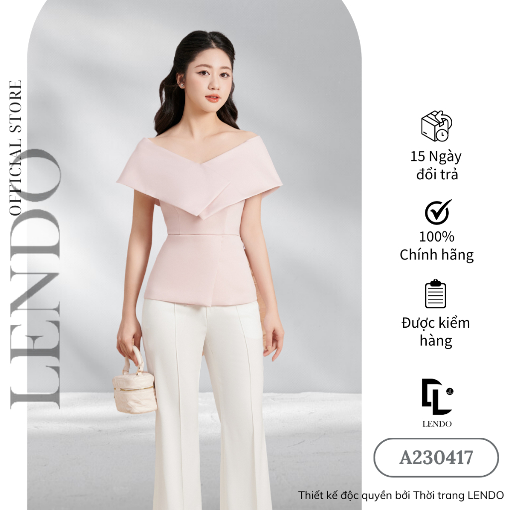 Áo Peplum Trễ Vai LENDO A230417