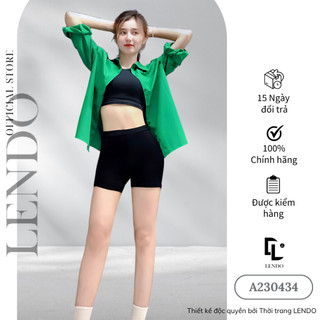 Áo Cổ Đức Dáng Suông Thô Hàn LENDO FASHION A230434