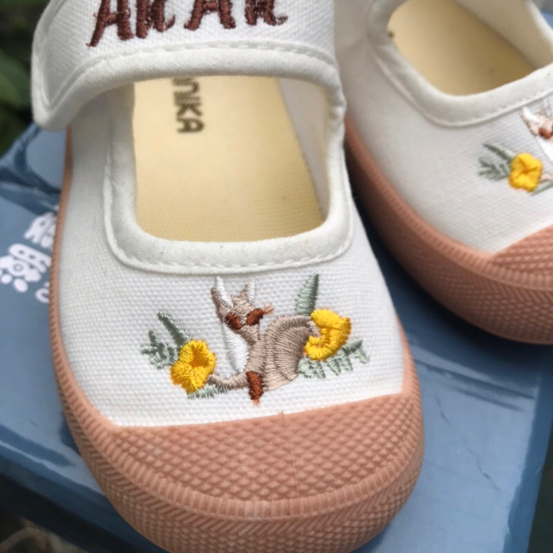 Giày slip-on Canvas cho bé phong cách Hàn Quốc